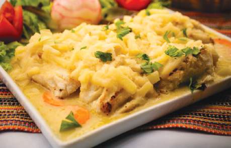 Filé de Peixe ao Molho de Abacaxi