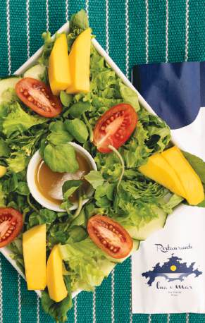Salada Verde com Manga